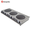 Cooktop elétrico com queimador triplo